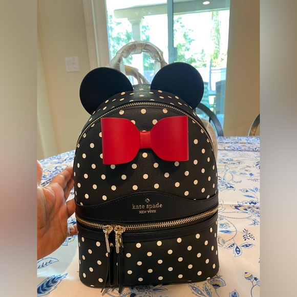 Kate Spade New York Disney Minnie Mouse Backpack NEW WITH TAGS - Picture 5 of 8